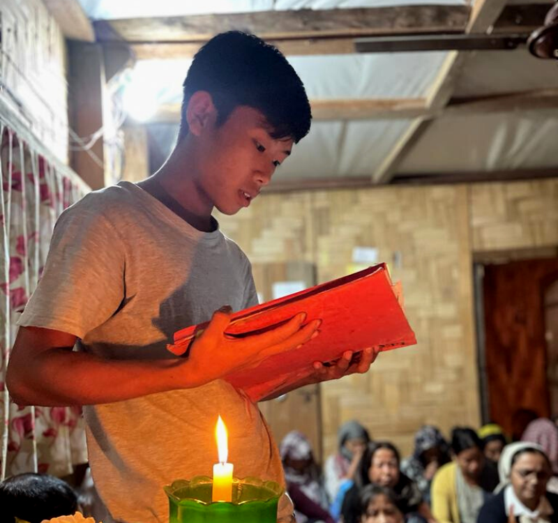 Celebration of the Holy Eucharist in a Church in Miao Dioceses