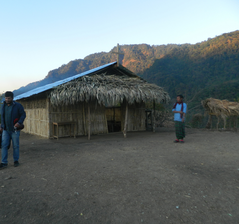 Village Church in Hetman Basti, Arunachal Pradesh